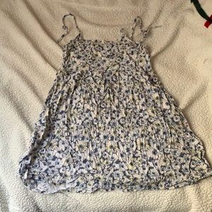 Blue flowery dress